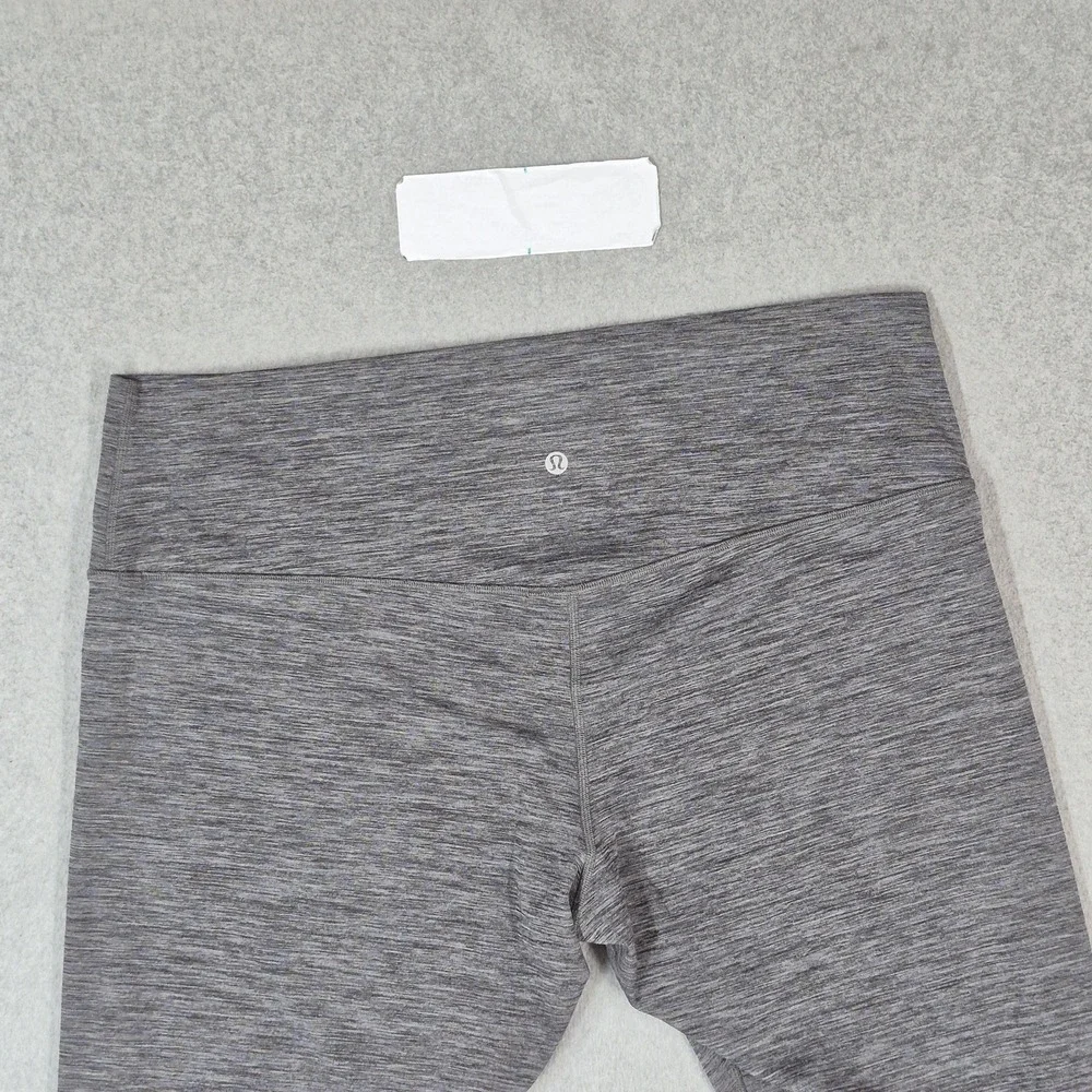 Lululemon Women Activewear Pants 20 Gray Wunder Train High Rise Legging Yoga